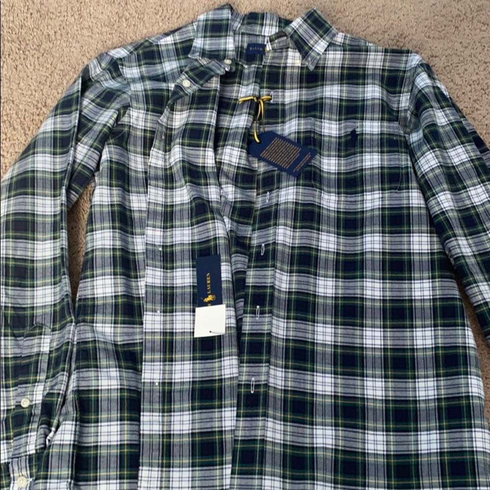 Ralph Lauren Oxford plaid shirt